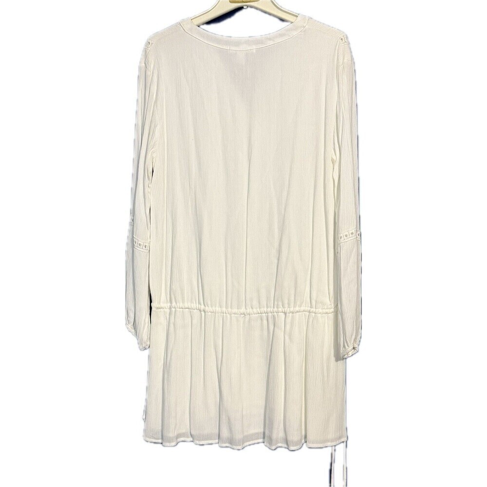 Melrose And Market Ivory Eyelet Dress Women’s Size XS Rayon - Picture 2 of 4